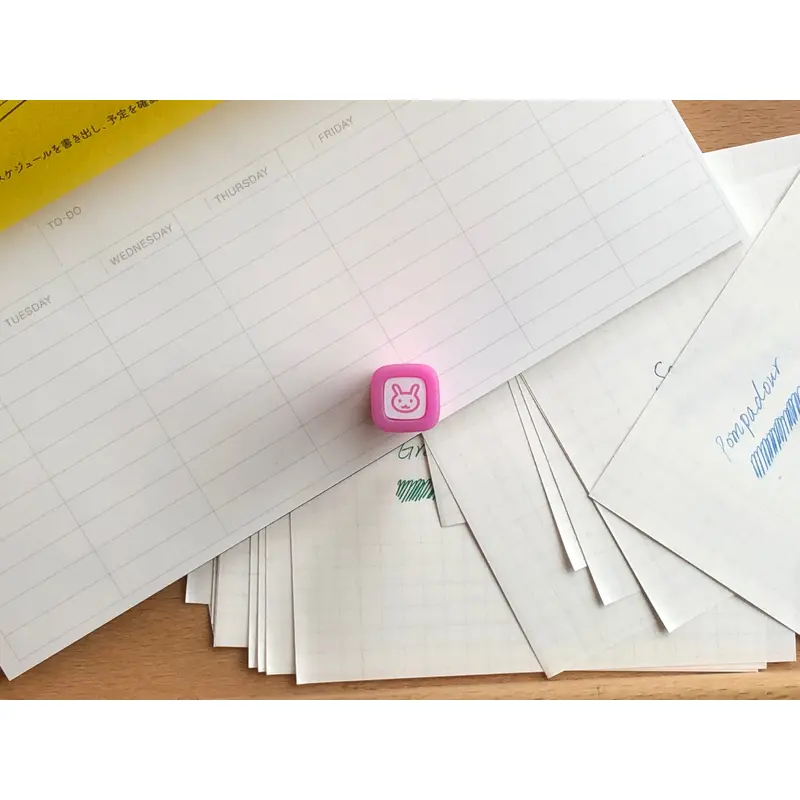 FriXion Erasable Stamp - Pink - Bunny