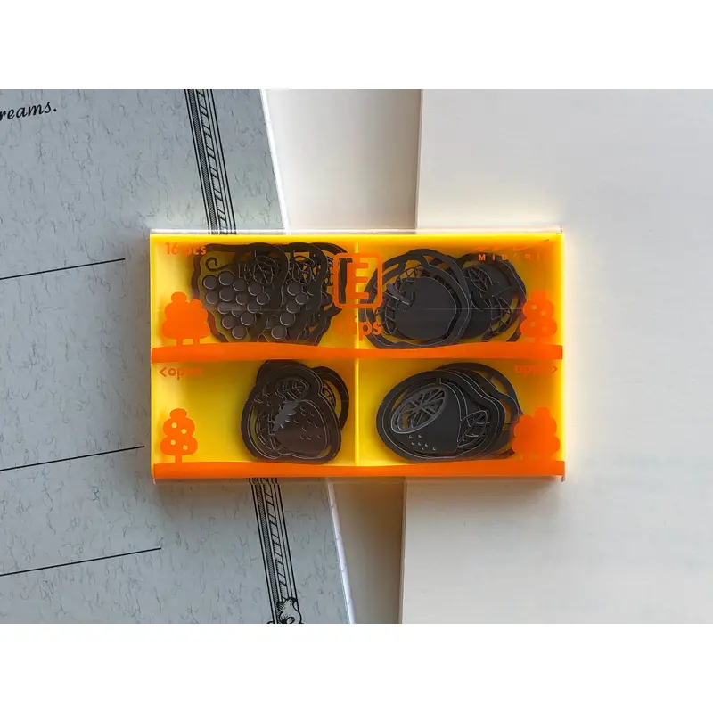 Midori Etching Clip E Clips - Fruit