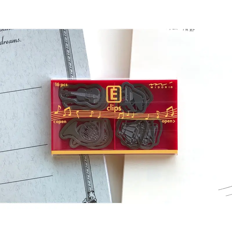 Midori Etching Clip E Clips - Music