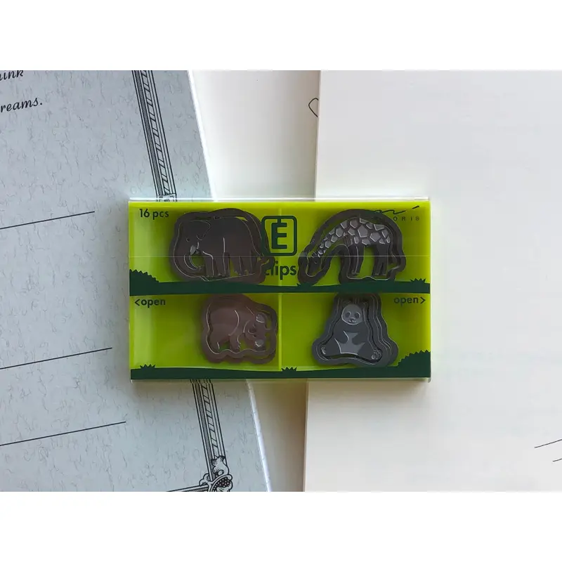 Midori Etching Clip E Clips - Zoo