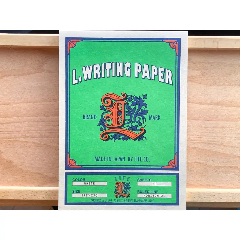 Life Brand Letter Pad - B5 - White Paper