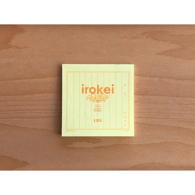 LIFE Irokei Memo Pad - Yellow