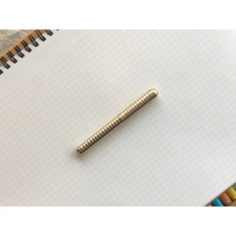 LILIPUT Fountain Pen - Brass Wave