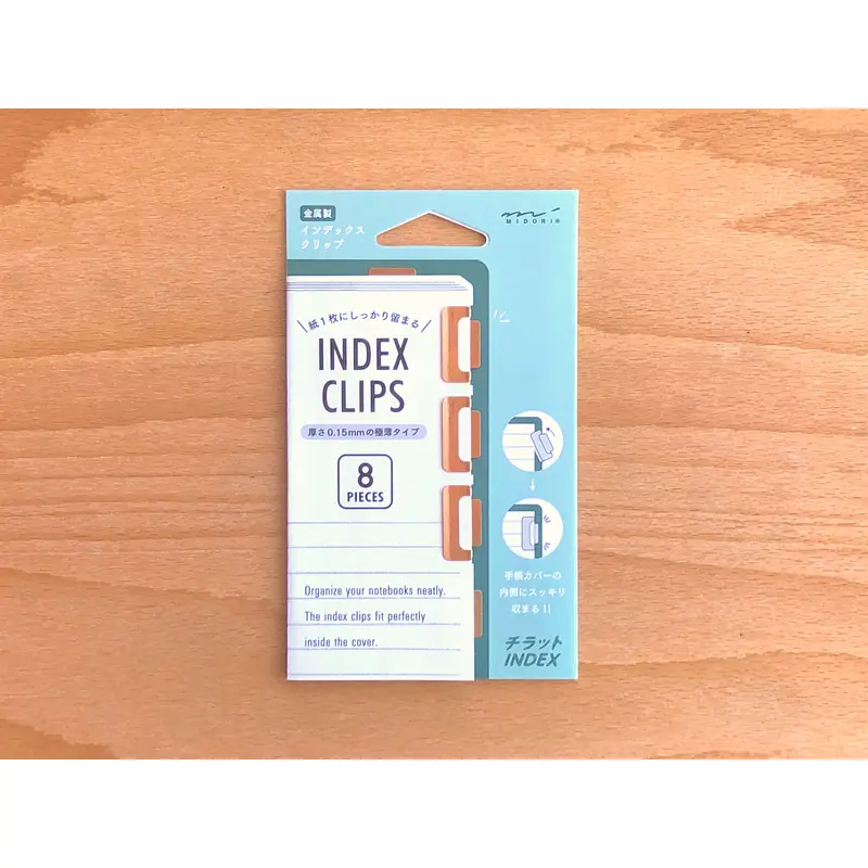 Midori Index Clips - Gold