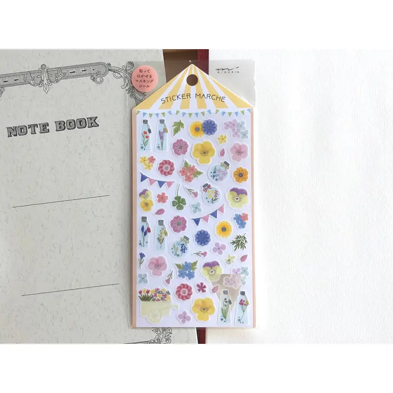 Sticker Marche Pressed Flower