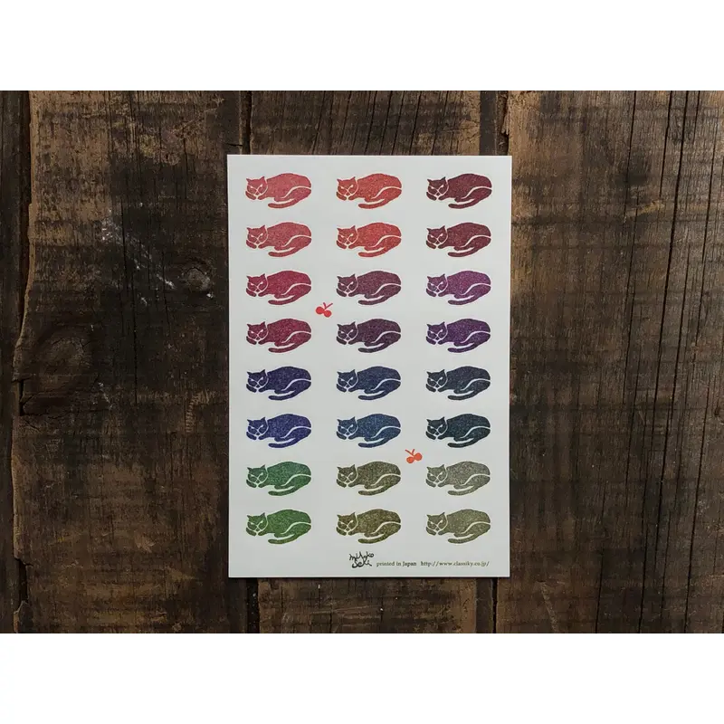 Classiky - Mihoko Seki Small Stickers - Cats
