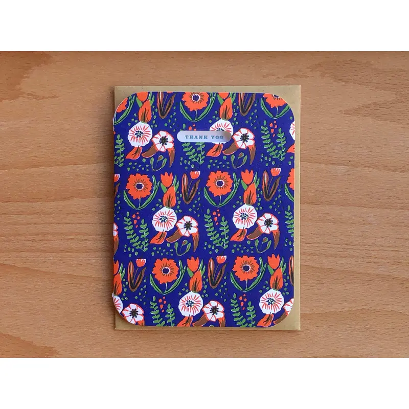 Folk Floral Thank You