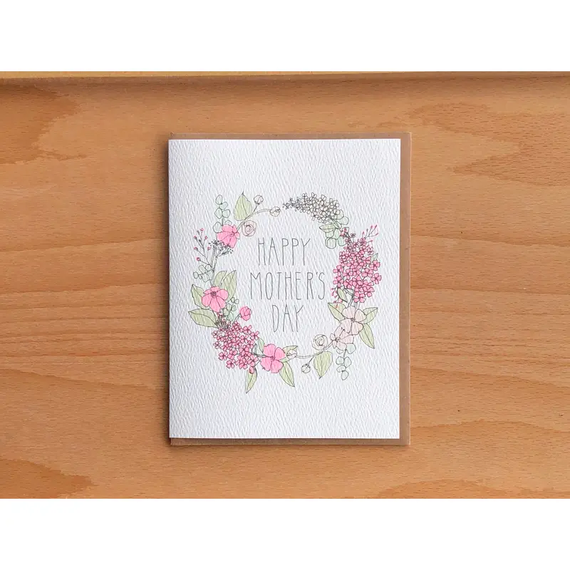 Happy Mothers Day Wreath