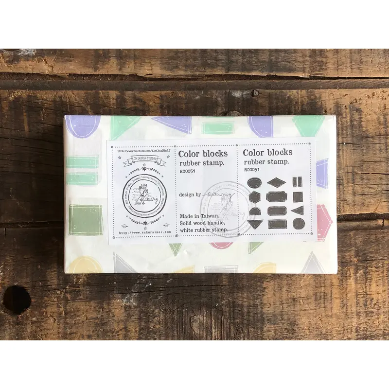 LCN Color Blocks Stamp Set