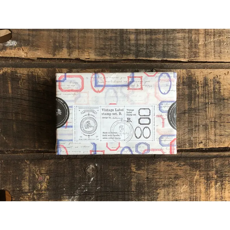 LCN Vintage Label Stamp Set B