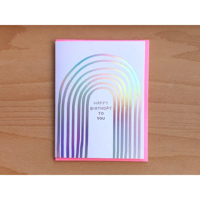 Rainbow Birthday To You