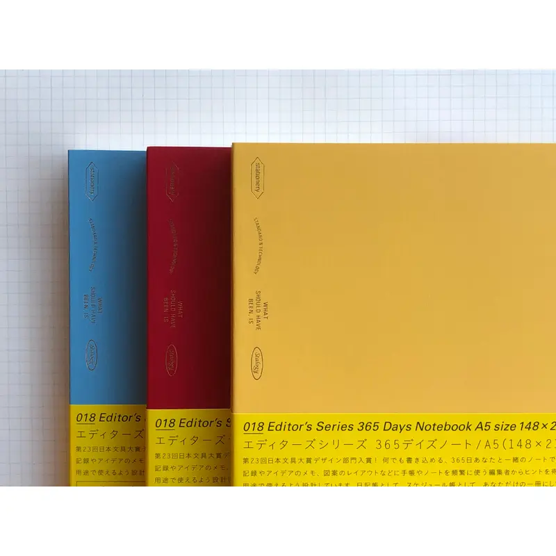 Stalogy Editor's Series 365Days Notebook - A5 - Colors