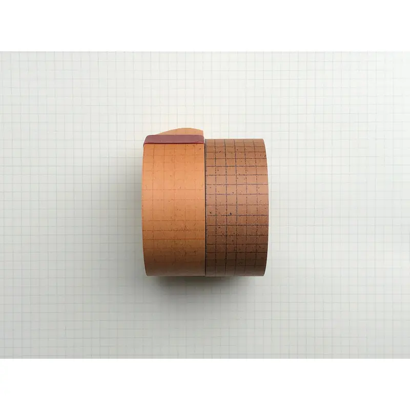 Classiky - Yoko Inoue Grid 30mm Kraft Paper Tape