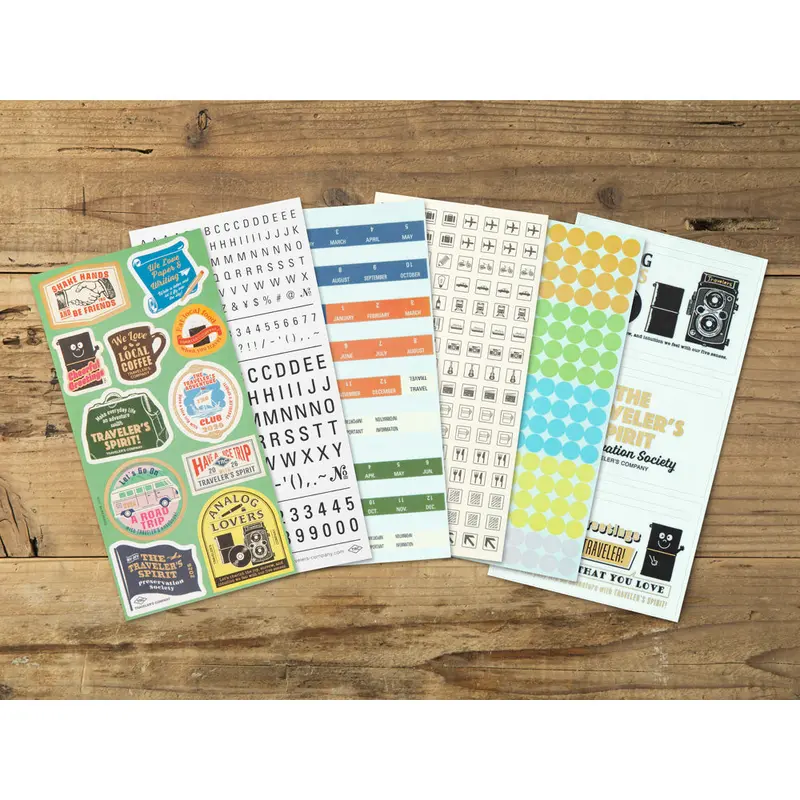 TRAVELER'S Notebook Customized Sticker Set for 2026 Diary
