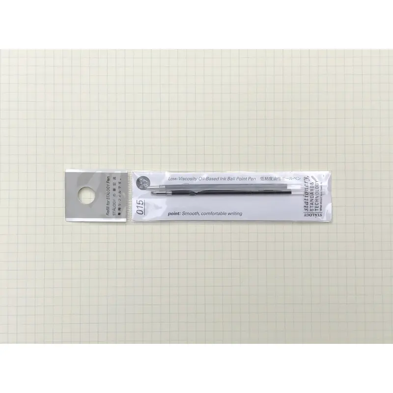Stalogy Low-Viscosity Oil Based Ink Ball Point Pen Refill
