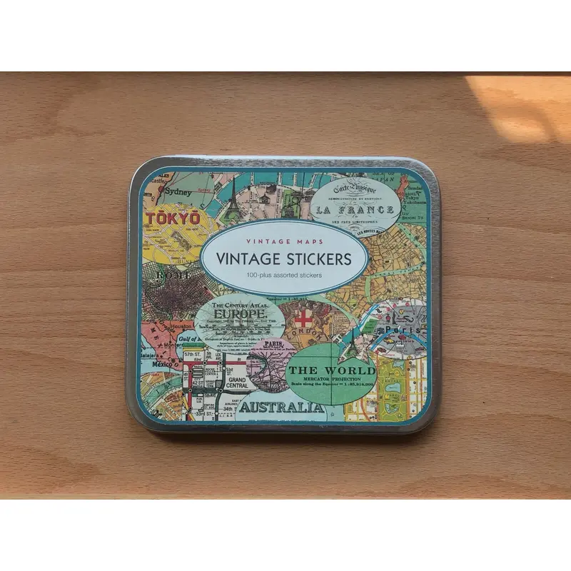 Vintage Stickers - Vintage Maps