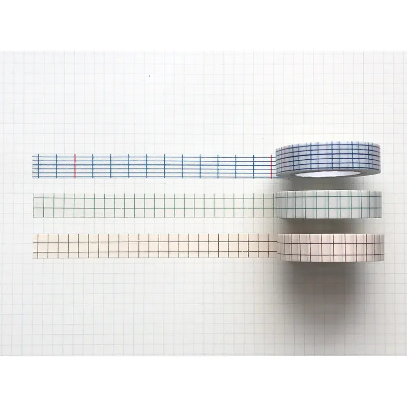 Classiky - Grid Masking Tape - 12mm - Set of 3