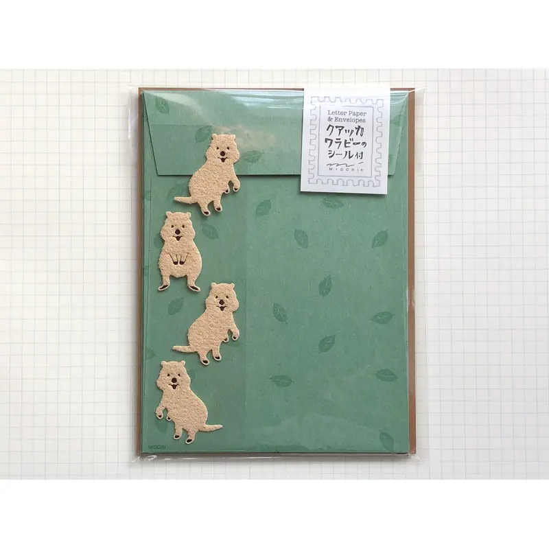 Mini Letter Set with Quokka Wallaby Stickers