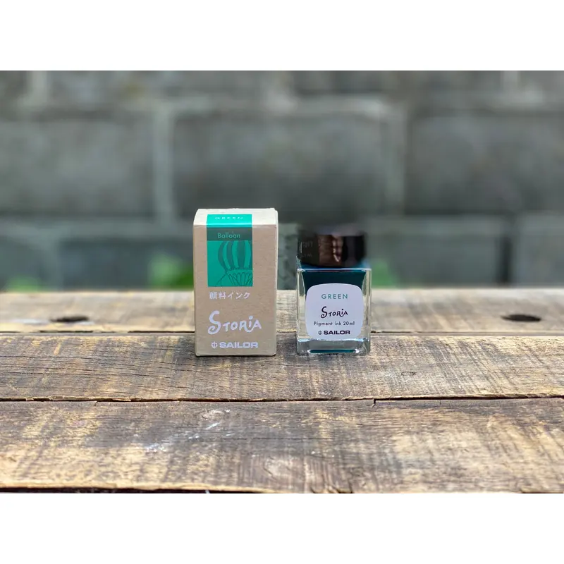 Sailor Storia Pigment Ink - 20mL - Balloon Green