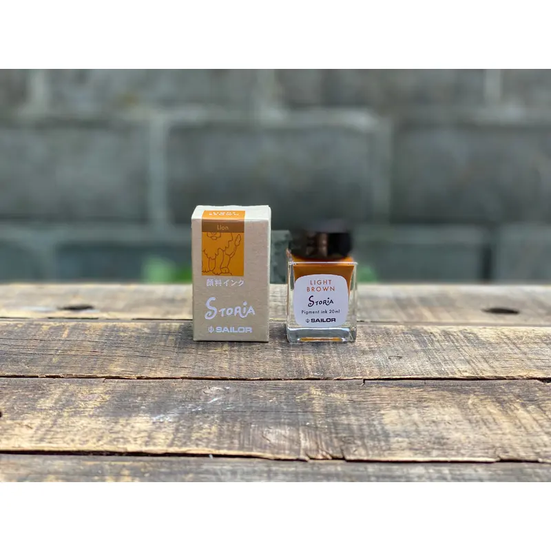 Sailor Storia Pigment Ink - 20mL - Lion Light Brown