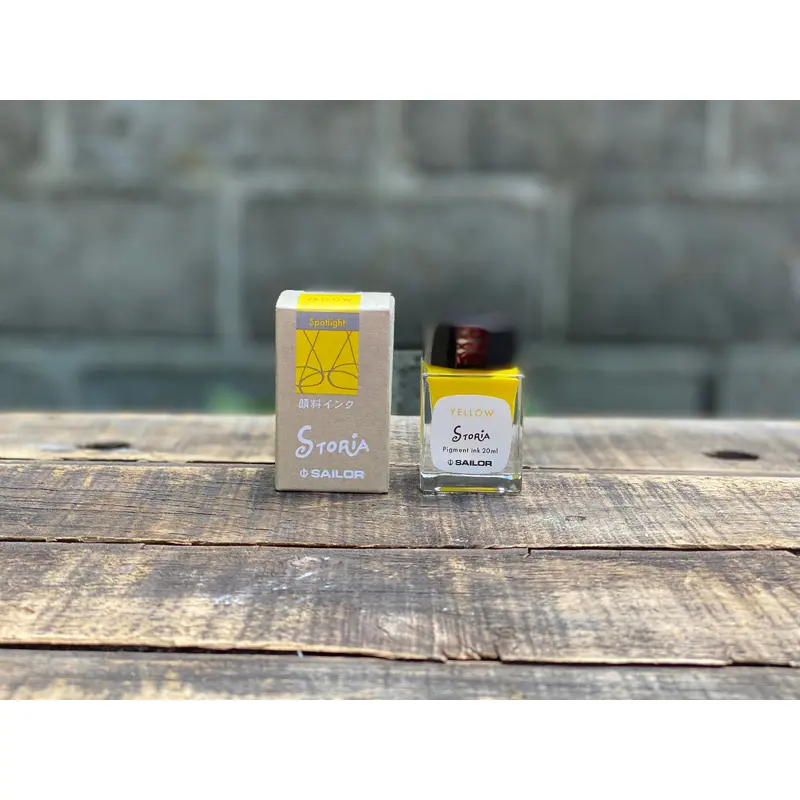 Sailor Storia Pigment Ink - 20mL - Spotlight Yellow