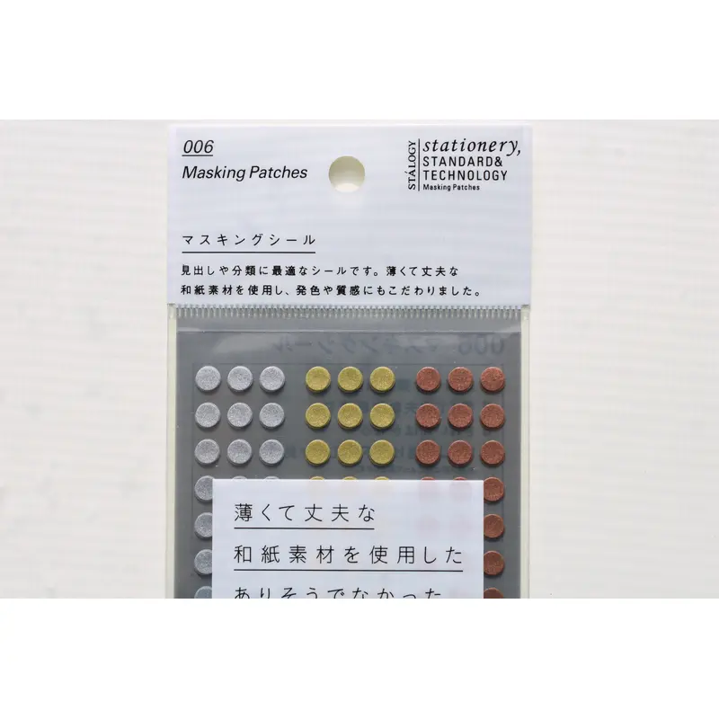 Stalogy Circular Masking Tape Patches 5mm - Shuffle Prize