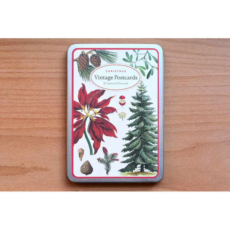 Christmas Botanica Vintage Postcards