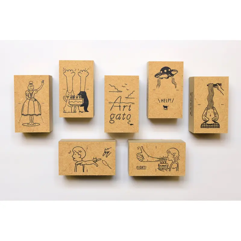 Nicoma Hidden Picture Rubber Stamps