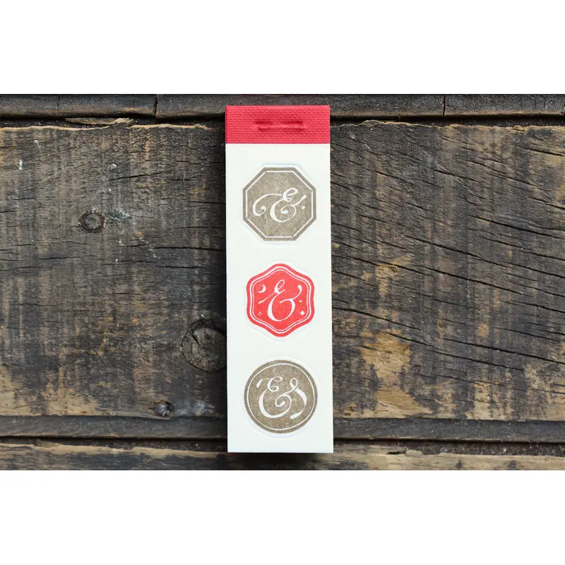 OURS x Hank Ampersand Letterpress Label Book