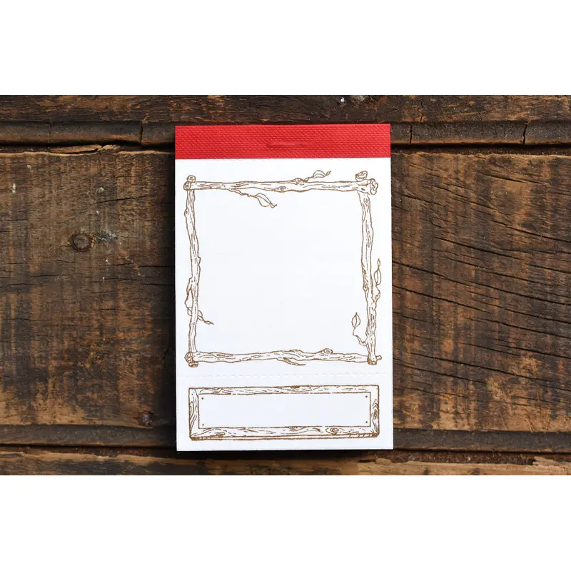 OURS x Hank Branch Frame Letterpress Label Book