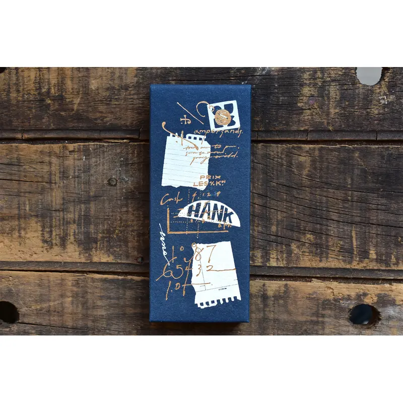 OURS x Hank Daily Cursive-B Rubber Stamp Set