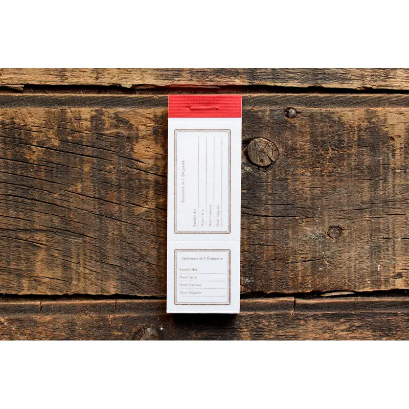 OURS x Hank Specimen Letterpress Label Book