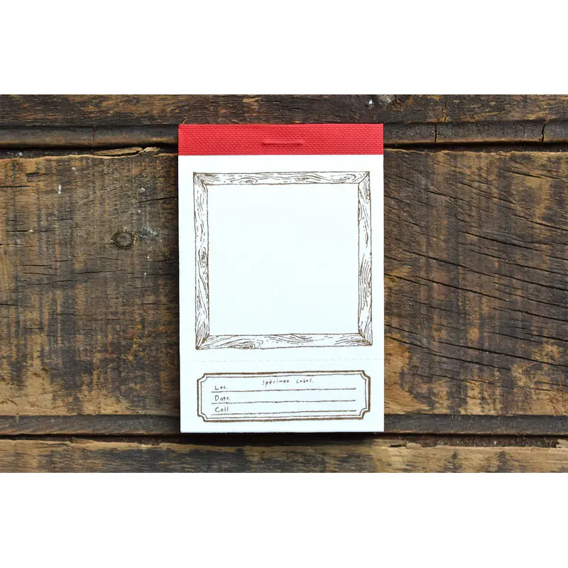 OURS x Hank Wooden Frame Letterpress Label Book