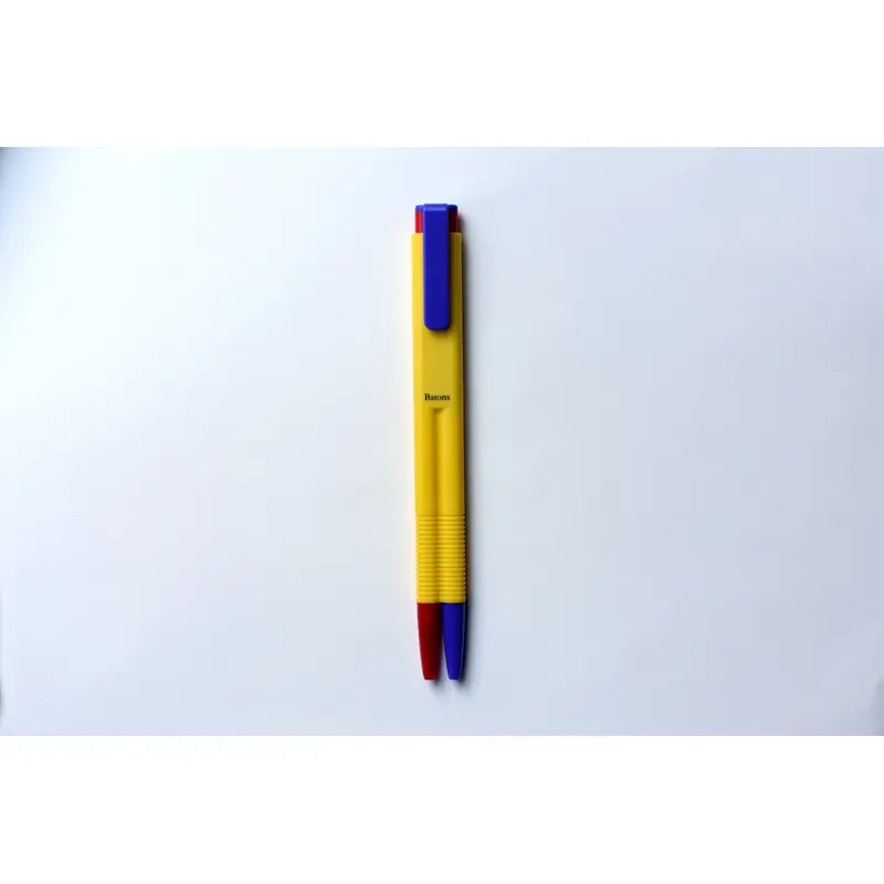 Batons Dual Ballpoint Pen - Yellow