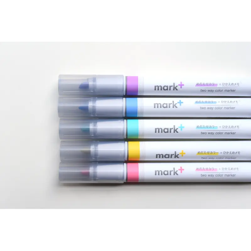 Kokuyo Mark+ Two Way Highlighter / Fineliner