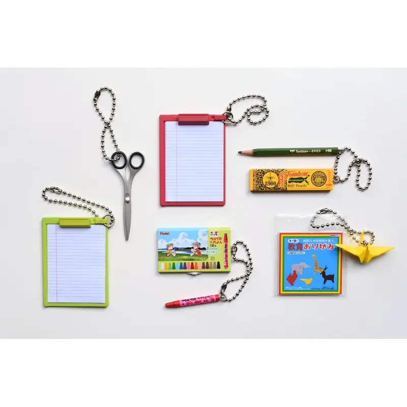 Miniature Stationery Supplies Keychain - 3rd Season