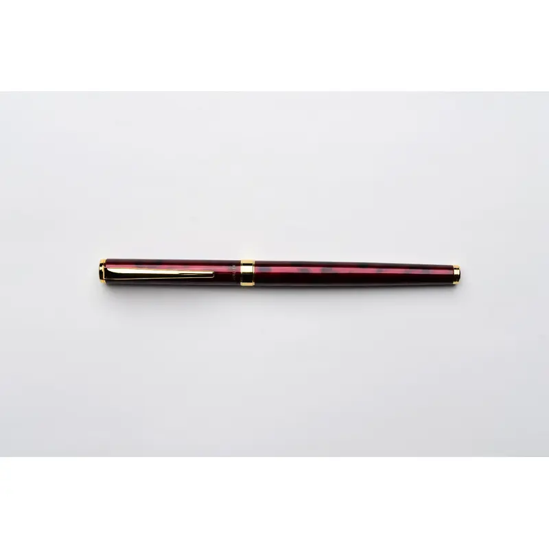 Pilot Cavalier Fountain Pen - Marbled - Black/Red