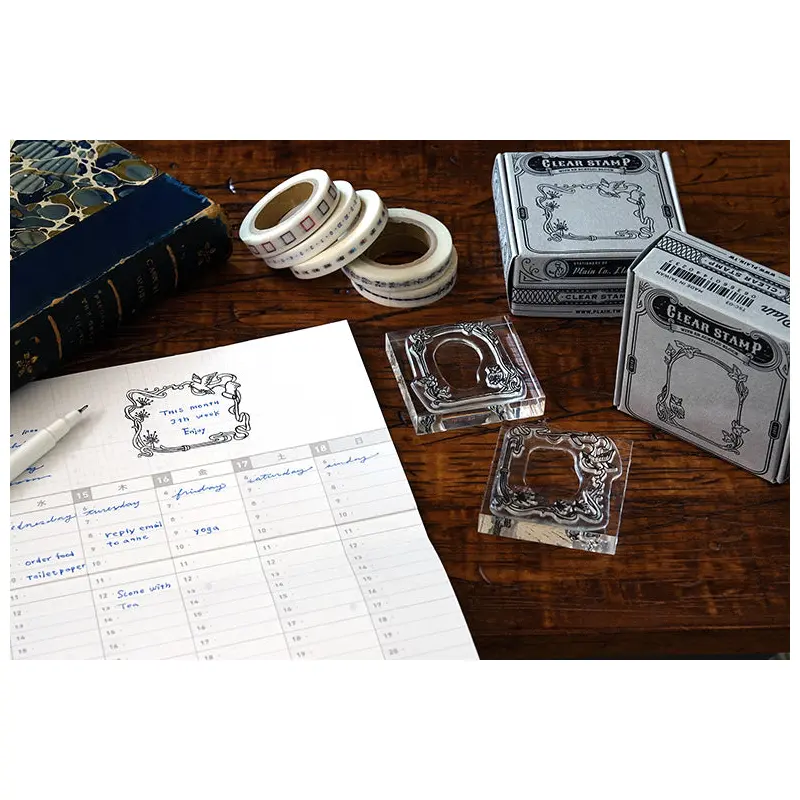Plain Stationery Clear Stamp - Decorative Frames
