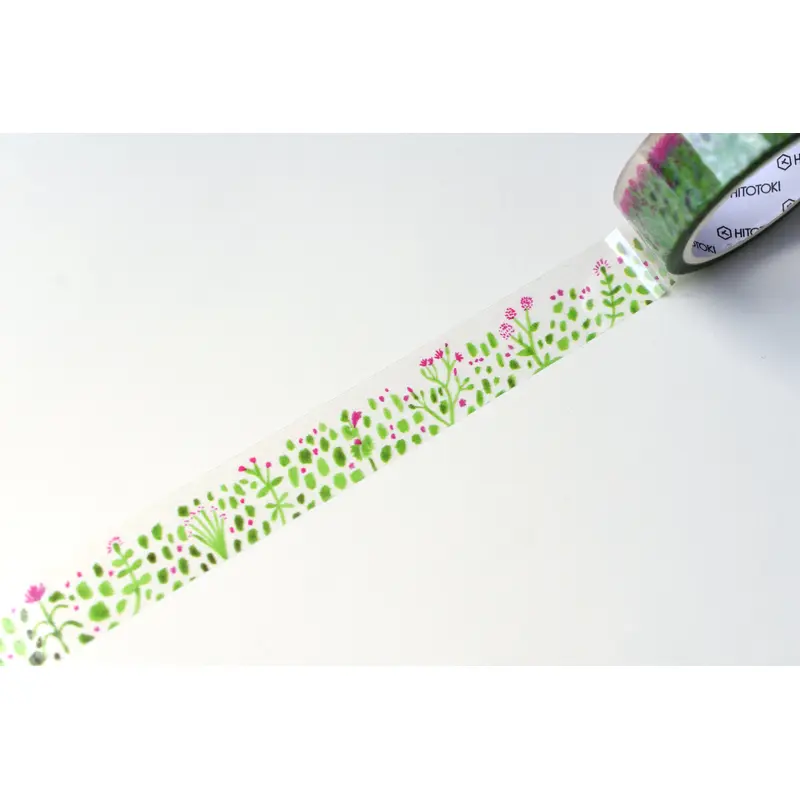 SODA Transparent Masking Tape - 15mm - Plants