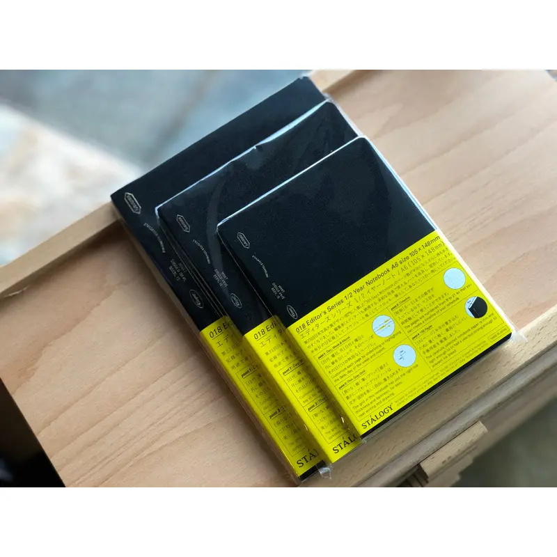 Stalogy Editor's Series 365Days Notebook - B6 - Black