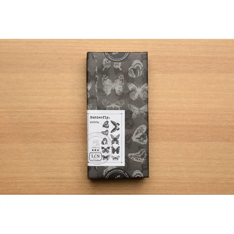 LCN Butterfly Rubber Stamp Set