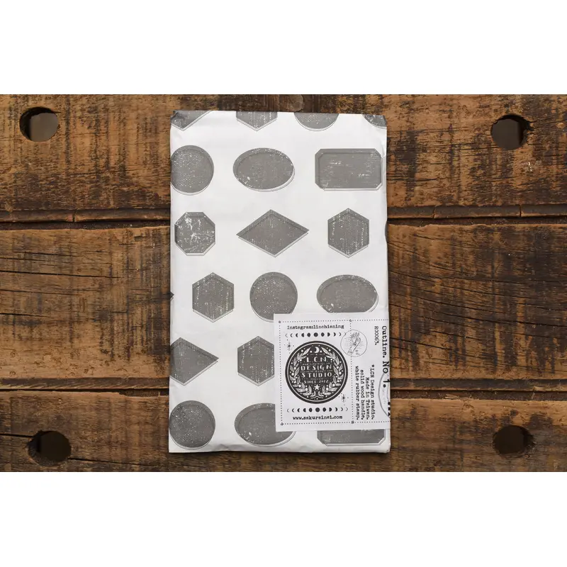 LCN Outline Mounted Rubber Stamp Set No. 1