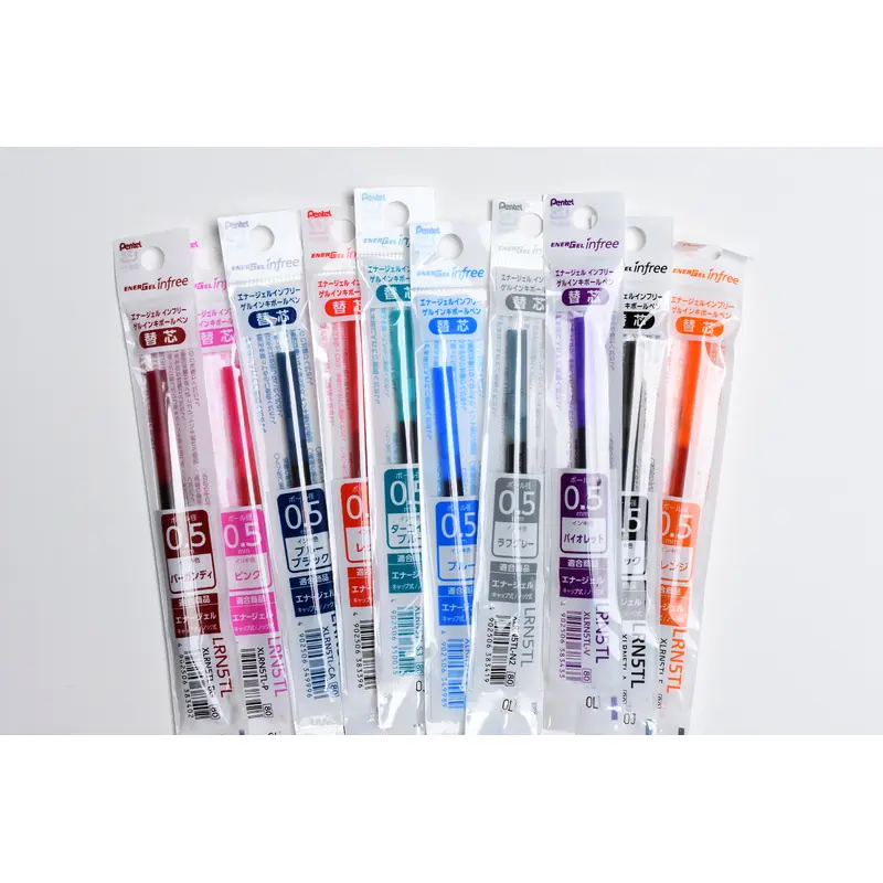 Pentel Energel Infree XLRN5TL - Needle Tip Roller Pen Refill - 0.5 mm