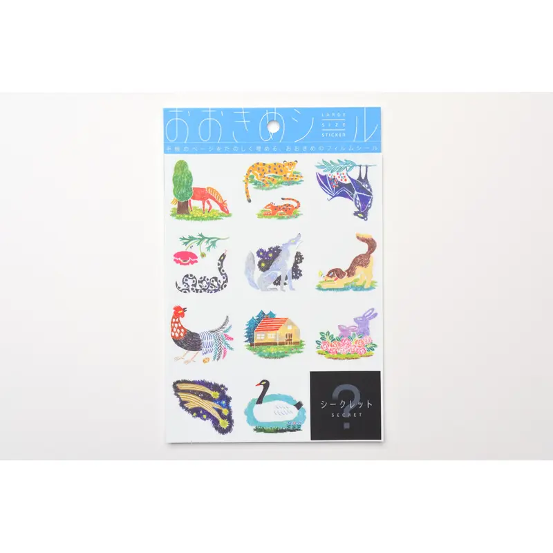 Hitotoki Large Size Sticker Sheet - Nature