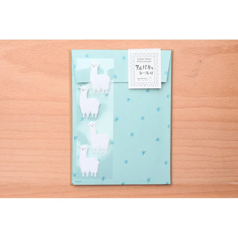 Mini Letter Set with Alpaca Stickers