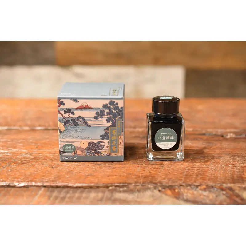 Taccia Ukiyo-e - Hokusai - Sabimidori (Rust Green)