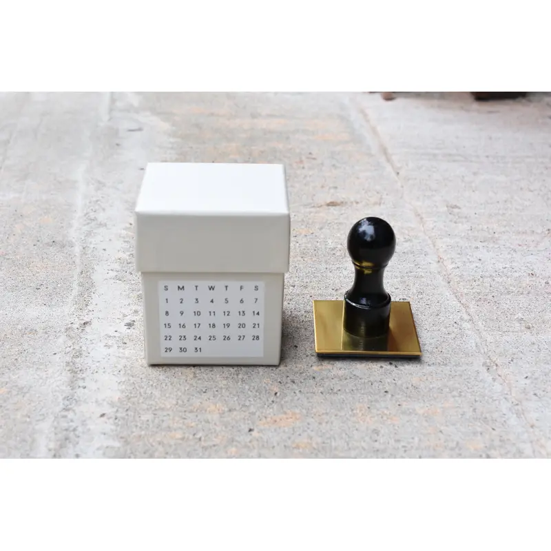 Mizushima Rubber Stamp Perpetual Calendar