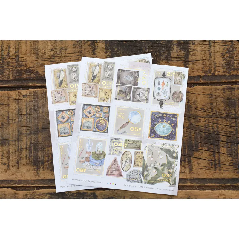 OURS x Hank Collection of Museum Stamp Stickers