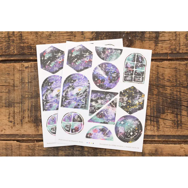 OURS x Hank Colorful Night Stamp Stickers