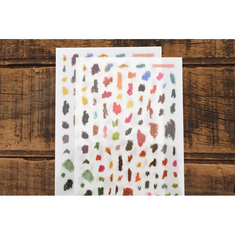 OURS x Hank Paint Dots Print-On Sticker